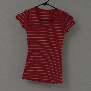 Red & White Striped T-Shirt